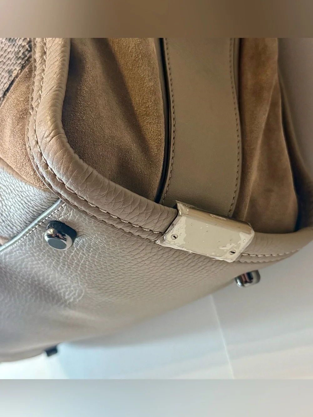 Coach Swagger 27 Exotic Patchwork Leather 2-way Satchel. NWT